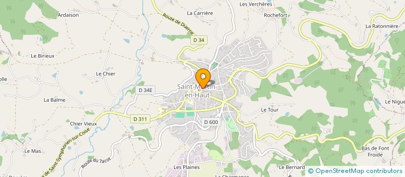 localisation de l'entreprise ASSOCIATION DES FAMILLES à SAINT-MARTIN-EN-HAUT