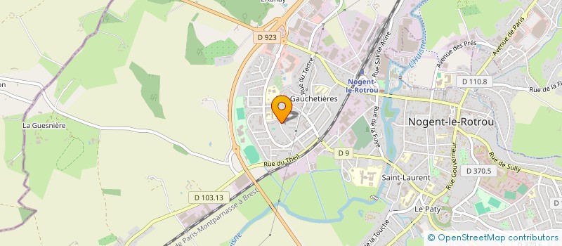 localisation de l'entreprise ASSOCIATION DES FAMILLES à NOGENT-LE-ROTROU