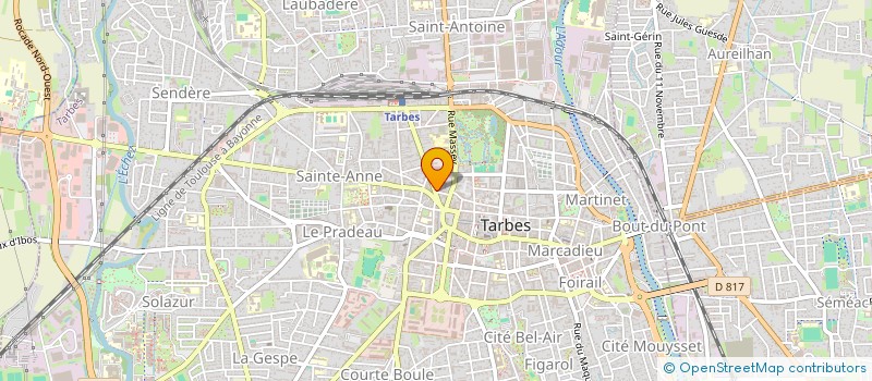 localisation de l'entreprise ASSOCIATION DES FAMILLES D'ACCUEIL ET ASSISTANTES MATERNELLES DE JOUR DES HAUTES-PYRENEES à TARBES