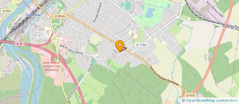 localisation de l'entreprise ASSOCIATION DES FAMILLES D'ACCUEIL ET ASSISTANTES MATERNELLES DE LA MOSELLE  YUTZ