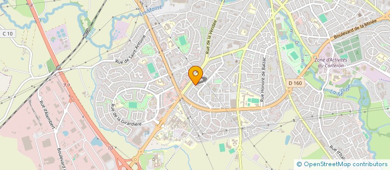 localisation de l'entreprise ASSOCIATION DES FAMILLES D'ACCUEIL ET DES ASSISTANTS MATERNELS à CHOLET