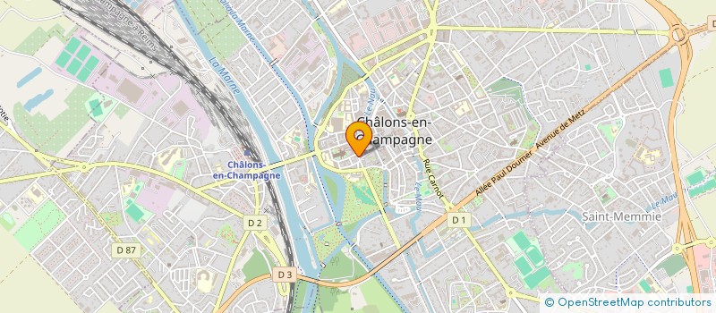 localisation de l'entreprise ASSOCIATION DES FAMILLES DE CHALONS à CHALONS-EN-CHAMPAGNE