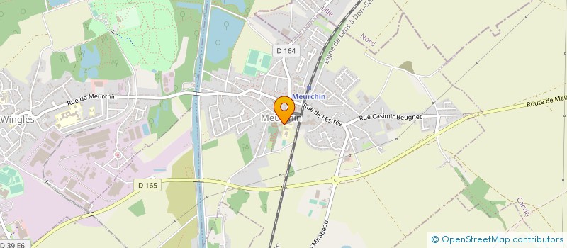 localisation de l'entreprise ASSOCIATION DES FAMILLES DE MEURCHIN  MEURCHIN