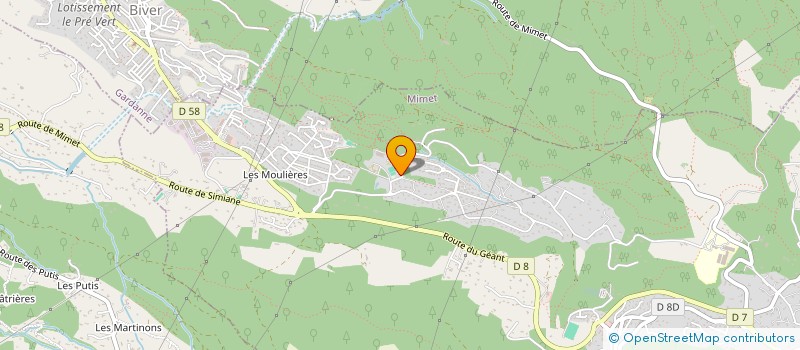 localisation de l'entreprise ASSOCIATION DES FAMILLES DE MIMET à MIMET