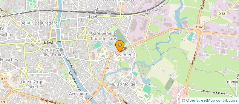 localisation de l'entreprise ASSOCIATION DES FAMILLES DE TRAUMATISES CRANIENS ET CEREBRO-LESES DE LA MAYENNE à LAVAL
