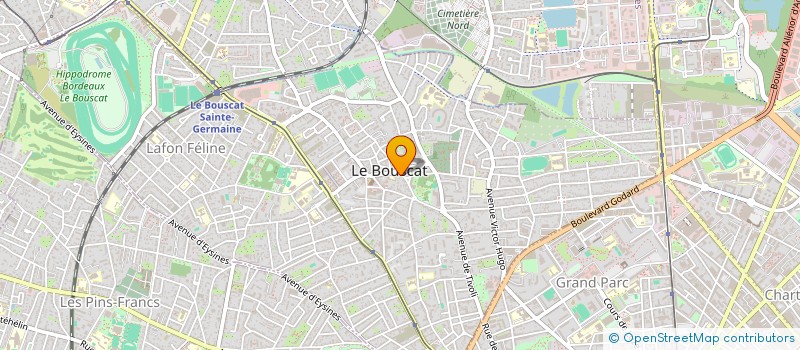 localisation de l'entreprise ASSOCIATION DES FAMILLES DU BOUSCAT à LE BOUSCAT