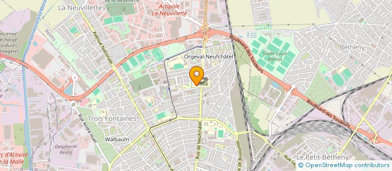 localisation de l'entreprise ASSOCIATION : DES FAMILLES ET DE L'ESPOIR  REIMS