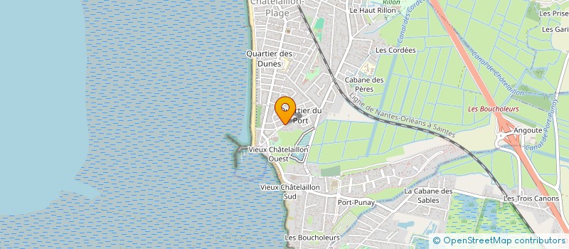 localisation de l'entreprise ASSOCIATION DES FEMMES-ABEILLES à CHATELAILLON-PLAGE