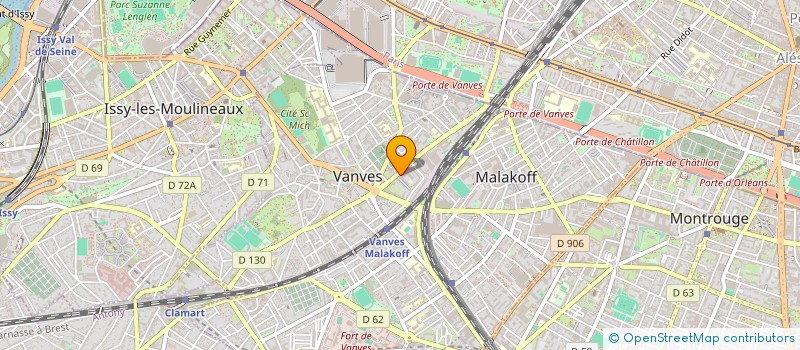 localisation de l'entreprise ASSOCIATION DES FEMMES ACTIVES à VANVES