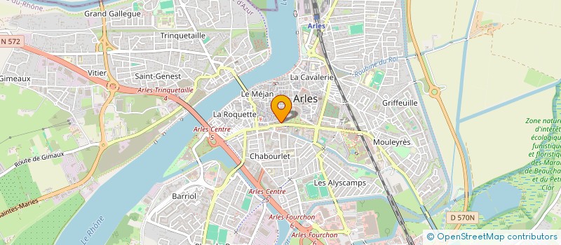 localisation de l'entreprise ASSOCIATION DES FEMMES ARLESIENNES à ARLES