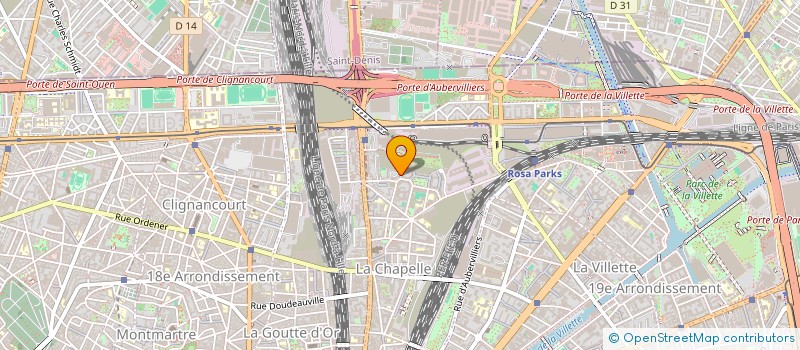 localisation de l'entreprise ASSOCIATION DES FEMMES BELIVOIRES DE PARIS  PARIS