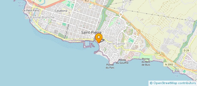 localisation de l'entreprise ASSOCIATION DES FEMMES DE MARINS PECHEURS DE SAINT PIERRE à SAINT-PIERRE