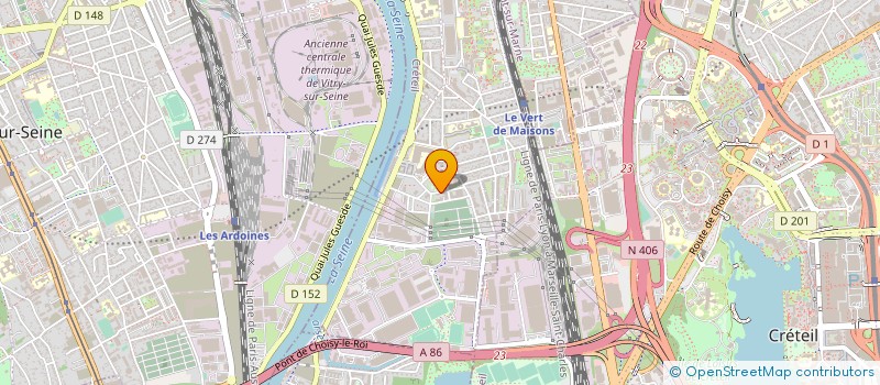 localisation de l'entreprise ASSOCIATION DES FEMMES DE MOKONIA (AFM)  ALFORTVILLE