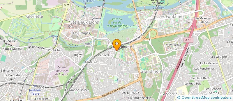 localisation de l'entreprise ASSOCIATION DES FEMMES GUINEENNES DE TOURS à TOURS