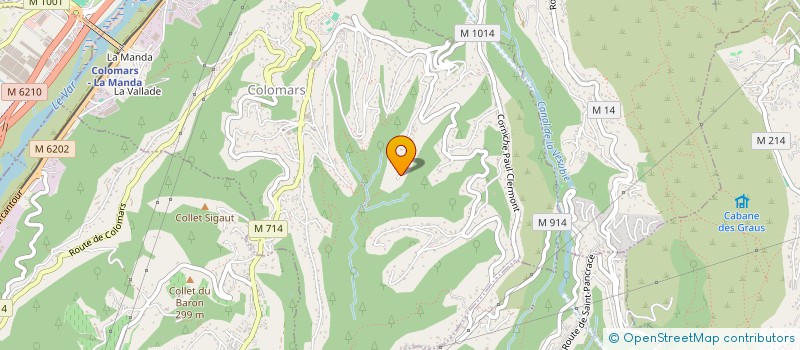 localisation de l'entreprise ASSOCIATION DES FERROVIPATHES EN REGION SUD  COLOMARS