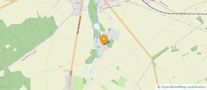 localisation de l'entreprise ASSOCIATION DES FESTIVALS RURAUX  VENDEUIL-CAPLY