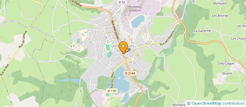 localisation de l'entreprise ASSOCIATION DES FESTIVITES ELOYSIENNE  SAINT-ELOY-LES-MINES