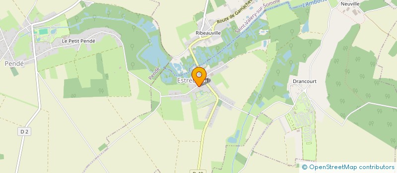 localisation de l'entreprise ASSOCIATION DES FETES  ESTREBUF