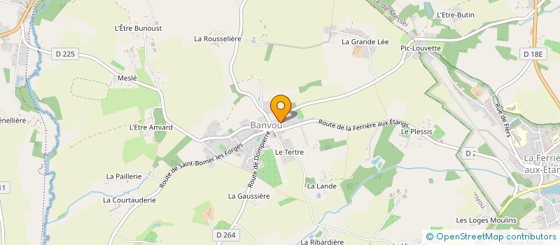localisation de l'entreprise ASSOCIATION DES FETES DE BANVOU à BANVOU