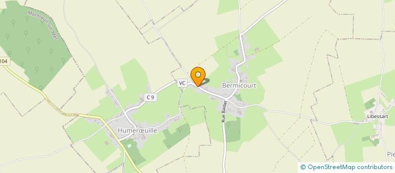 localisation de l'entreprise ASSOCIATION DES FETES DE BERMICOURT  BERMICOURT