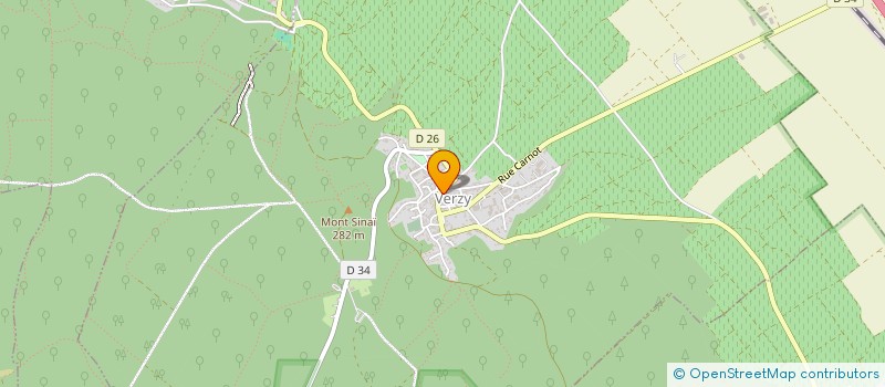 localisation de l'entreprise ASSOCIATION DES FETES DE VERZY  VERZY