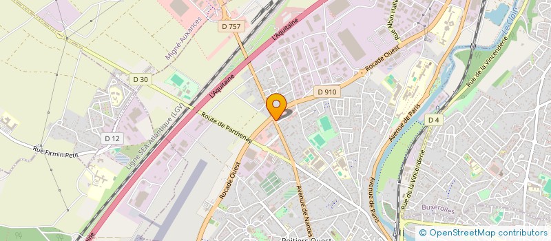 localisation de l'entreprise ASSOCIATION DES FICHIERS PARTAGES DE LA DEMANDE DE LOGEMENT SOCIAL EN POITOU CHARENTES à POITIERS