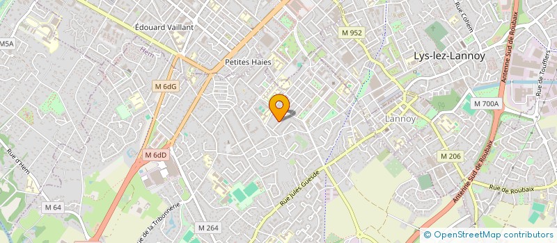 localisation de l'entreprise ASSOCIATION DES FILLES D'HEM  HEM