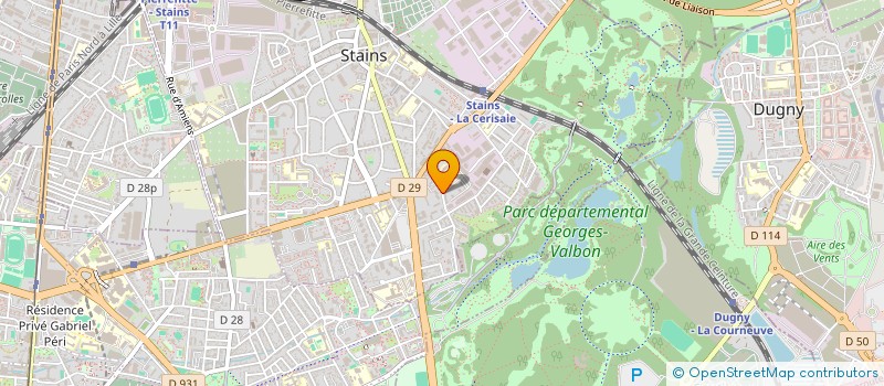 localisation de l'entreprise ASSOCIATION DES FILLES NDOG FOLL à STAINS