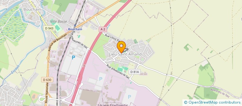 localisation de l'entreprise ASSOCIATION DES FLEURS PLEIN LA TETE  LIEU-SAINT-AMAND