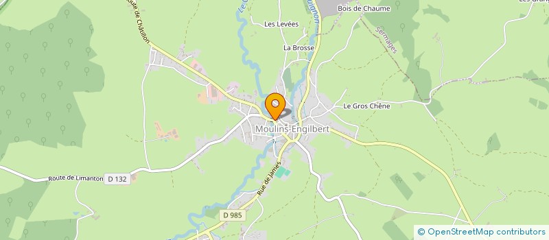 localisation de l'entreprise ASSOCIATION DES FOIRES CONCOURS à MOULINS-ENGILBERT