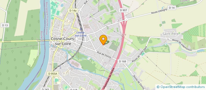 localisation de l'entreprise ASSOCIATION DES FOIRES DE SAINT MALO EN DONZIOIS à COSNE-COURS-SUR-LOIRE