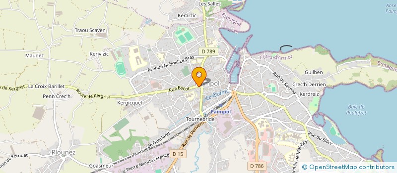 localisation de l'entreprise ASSOCIATION DES FORCES ECONOMIQUES DU PAYS DE PAIMPOL à PAIMPOL