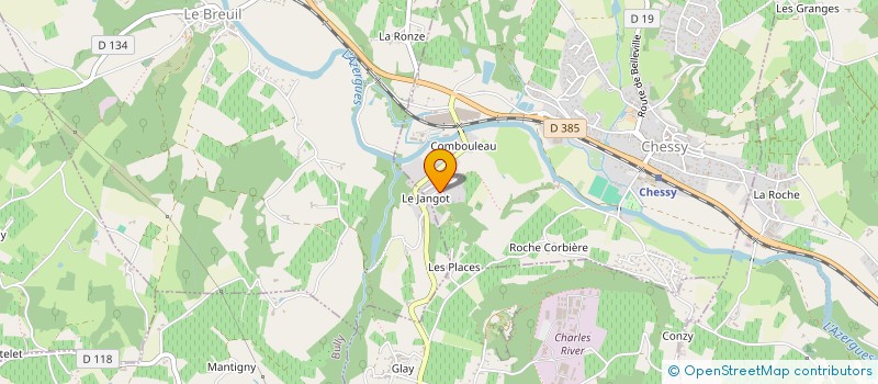 localisation de l'entreprise ASSOCIATION DES FORMATEURS DU VAL D'AZERGUES à CHESSY