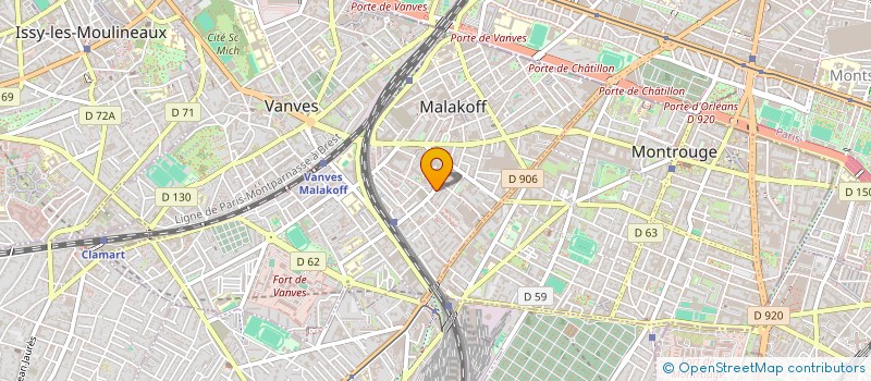 localisation de l'entreprise ASSOCIATION DES FORMATEURS PROFESSIONNELS EN ART ORATOIRE à MALAKOFF