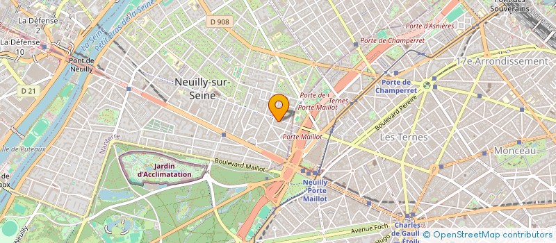 localisation de l'entreprise ASSOCIATION DES FORMATEURS T.I.C.E. à NEUILLY-SUR-SEINE