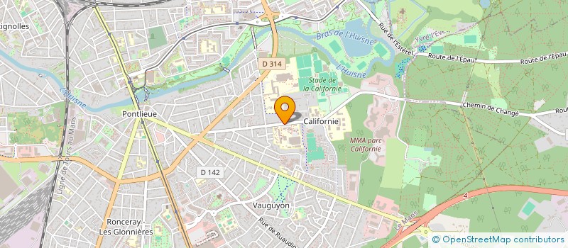 localisation de l'entreprise ASSOCIATION DES FORMATIONS TERTIAIRES LE MANS SUD (AFTLMS)  LE MANS