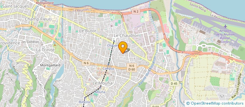 localisation de l'entreprise ASSOCIATION DES FRANCAIS DE L'INDE A LA REUNION à SAINT-DENIS