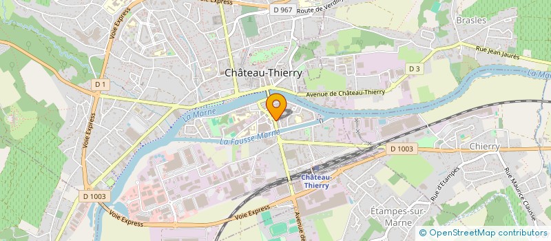 localisation de l'entreprise ASSOCIATION DES FRANCO-TAMOULS DE CHATEAU-THIERRY à CHATEAU-THIERRY