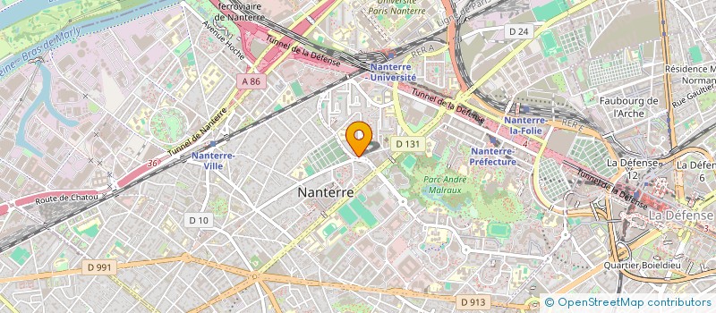 localisation de l'entreprise ASSOCIATION DES FRANCO-TAMOULS DE NANTERRE  NANTERRE