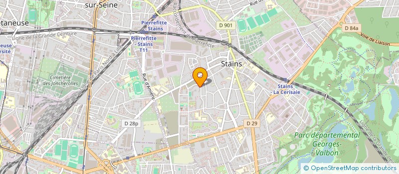 localisation de l'entreprise ASSOCIATION DES FRANCO-TAMOULS DE STAINS à STAINS
