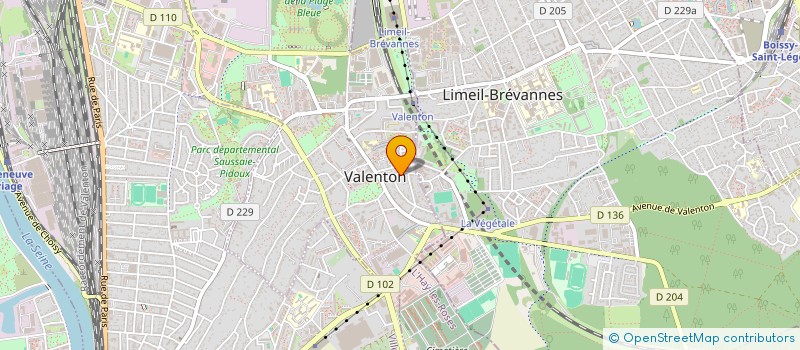 localisation de l'entreprise ASSOCIATION DES FRANCO-TAMOULS DE VALENTON (AFT-VALENTON)  VALENTON