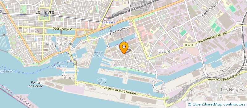 localisation de l'entreprise ASSOCIATION DES GABONAIS DU HAVRE ET SON AGGLOMERATION  LE HAVRE