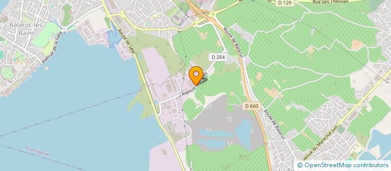 localisation de l'entreprise ASSOCIATION DES GEA ET INFORMATIQUE DE L'IUT DE SETE à FRONTIGNAN