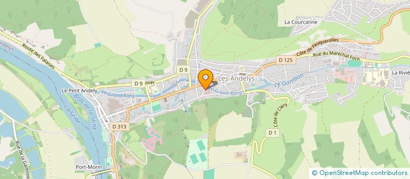 localisation de l'entreprise ASSOCIATION DES GENDARMES DU VEXIN NORMAND à LES ANDELYS