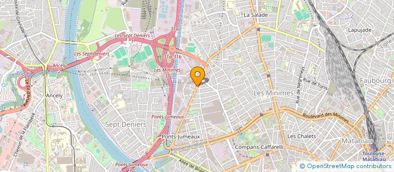 localisation de l'entreprise ASSOCIATION DES GENTLEMENTS HUMANITAIRES  TOULOUSE