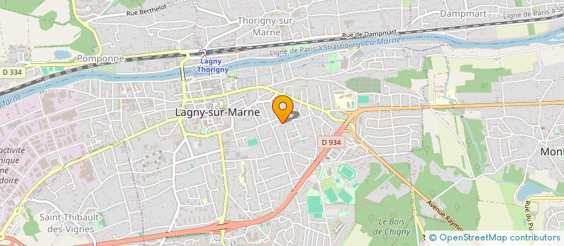 localisation de l'entreprise ASSOCIATION DES GEOCACHEURS D'ILE DE FRANCE ET D'AILLEURS à LAGNY-SUR-MARNE