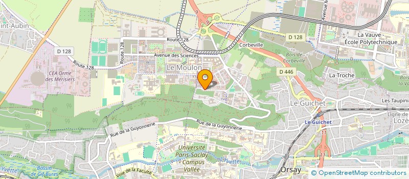 localisation de l'entreprise ASSOCIATION DES GEOLOGUES DE L' UNIVERSITE DE PARIS-SACLAY à ORSAY
