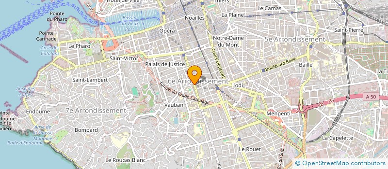 localisation de l'entreprise ASSOCIATION DES GERONTOLOGUES INGENIEURS SOCIAUX  MARSEILLE