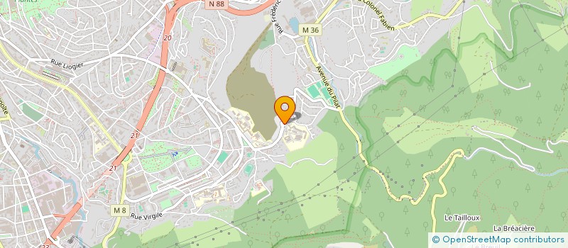 localisation de l'entreprise ASSOCIATION DES GESTION DES ENTREPRISES ET DES   ADMINISTRATIONS BDE GEALATAK  SAINT-ETIENNE