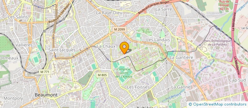 localisation de l'entreprise ASSOCIATION DES GESTIONNAIRES EN PLEIN EPANOUISSEMENT (AGEPE)  AUBIERE